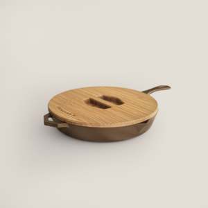 Seasoned Cast Iron Pan & Serving Lid