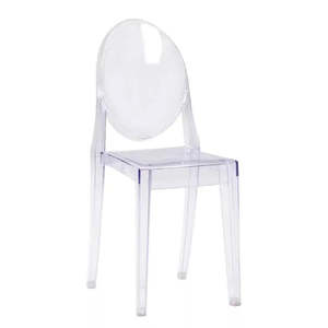 Seating: Ghost Chair - clear acrylic