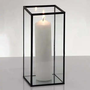Hire Lighting: Black Candle Holder - Tall