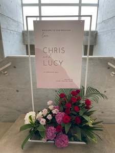 Hire Signage: White Hanging Frame