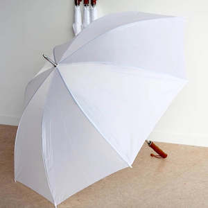 Hire Wedding Props: White umbrella (Set of 5)