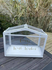 Wishing Well - white framed