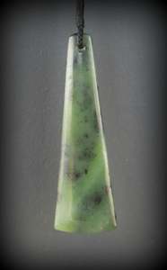 Greenstone Drop Necklace  item #7315
