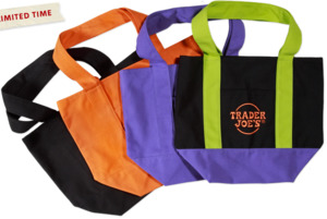 Trader Joe's Mini Halloween Tote Bags