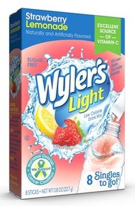 Grocery: Wyler's Light Drink Sticks Low Calorie Strawberry Lemonade