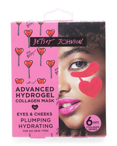 Fun Stuff In Stock: BETSEY JOHNSON 1.6oz Advanced Hydrogel Collagen Eye And Cheek Masks