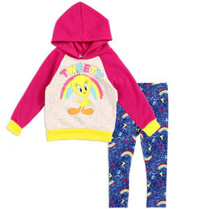 Girls Clothing In Stock: TWEETY Girls Toddler 2PC Fleece Legging Set