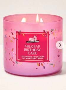 Three Wick Candle: Milk Bar Birthday Cake  3-Wick Candle