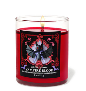 Three Wick Candle: Vampire Blood Single Wick Candle