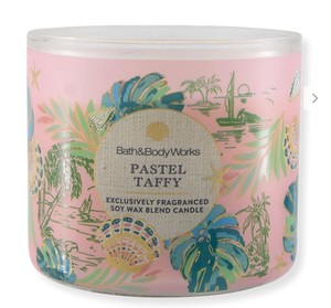 Three Wick Candle: Bath & Body Works Pastel Taffy 3-Wick Candle