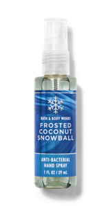 Pocketbac Hand Sanitizer: Frosted Coconut Snowball Hand Sanitizer Spray
