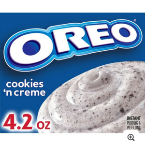 Baking: Jell-O Oreo Cookies 'n Creme Instant Pudding & Pie Filling Mix