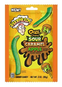 Chocolate Candy: Warheads Halloween Ooze Chewz Caramel Apple Ropes 3oz
