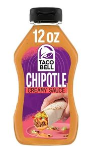 Sauces Dressings: Taco Bell Creamy Chipotle Sauce, 12 fl oz Bottle