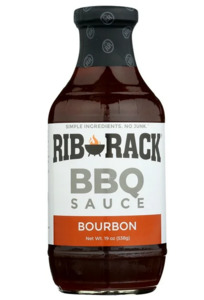 Rib Rack Southern Bourbon BBQ Sauce, 19 oz