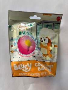Bath Time Fun: Bluey Color Twist Bath Bomb Fruity Mix Scented