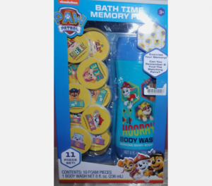 Paw Patrol Bath Time Memory Fun