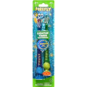 Bath Time Fun: Firefly Toothbrushes, Lightup Timer, Soft