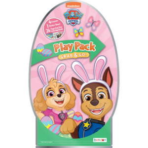 Paw Patrol Easter Shaped Play Pack with 24 Page Mini Coloring Book