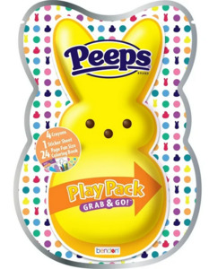 Peeps Easter Shaped Play Pack with 24 Page Mini Coloring Book