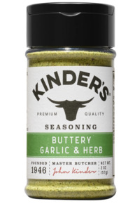 Spices: Kinder's Buttery Garlic & Herb Seasoning, 2 oz
