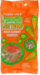 Treats: Peas & Carrots Sour Gummy Candies