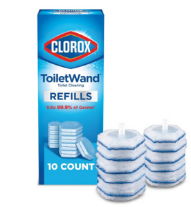 Clorox ToiletWand Disinfecting Refills Disposable Wand Heads - Unscented - 10ct