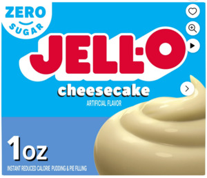 Baking 1: Jell-O Cheesecake Sugar Free Fat Free Instant Pudding Mix & Pie Filling