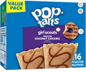 Pop-Tarts Frosted Coconut Caramel Toaster Pastries, Breakfast Foods, Shelf-Stabl&hellip;