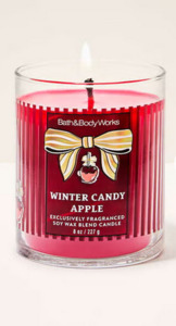 Winter Candy Apple  Single Wick Candle