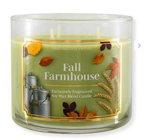 Three Wick Candle: Fall Farmhouse 3 Wick Candle