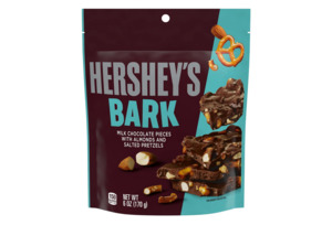 Snacks: Hershey's Milk Chocolate Candy, Almonds and Salted Pretzels Bark Bag, 6 oz