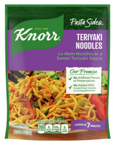 Knorr Pasta Sides Teriyaki Noodles Lo Mein Noodles Made with No Artificial Flavo&hellip;