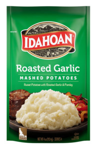 Idahoan Roasted Garlic Mashed Potatoes, 4 oz Pouch