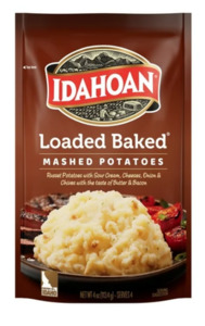 Idahoan Loaded Baked Mashed Potatoes Side Dish, 4 oz