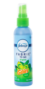Febreze Fabric™ To Go Spray With Gain™ Scent 2.8oz