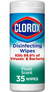 Bathroom: Clorox Fresh Disinfecting Wipes Bleach Free Cleaning Wipes