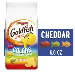 Grocery: Goldfish Colors Cheddar Cheese Crackers 6.6oz
