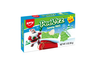 Peelerz Christmas Tree Gummies, Gluten, Milk and Nut Free, 1 Count, 3 Oz