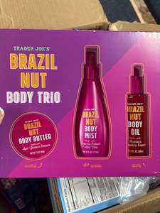 Trader Joe's Brazil Nut Body Trio