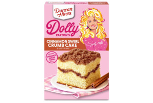 Duncan Hines Dolly Parton's Cinnamon Swirl Crumb Cake & Muffin Mix, Thanksg&hellip;