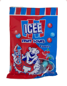 Chocolate Candy: ICEE Fruit Sours 4oz
