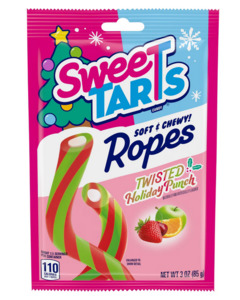 Chocolate Candy: SweeTARTS Christmas Ropes Candy - 3oz