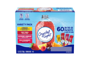 Crystal Light Lemonade, Fruit Punch, Raspberry Lemonade & Wild Strawberry Powder&hellip;