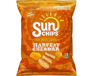 Sun Chips Harvest Cheddar Whole Grain Snacks 1.5oz