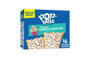 Pantry: Pop-Tarts Frosted Confetti Cupcake Toaster Pastries, Breakfast Foods, Shelf-Stable, 27 oz (16 Count)