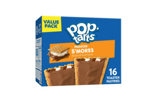 Pantry: Pop-Tarts Frosted S'mores Toaster Pastries, Breakfast Foods, Shelf-Stable, 27 oz (16 Count)