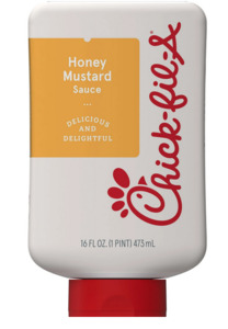 Chick-fil-A Honey Mustard Sauce,16 fl oz Squeeze Bottle