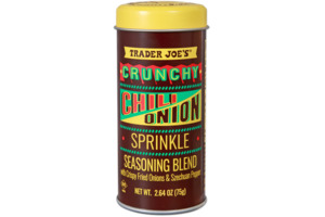 Spices: Trader Joe's Crunchy Chili Onion Sprinkle Seasoning Blend