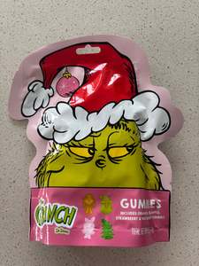 The Grinch Gummies - Orange, Green Apple, Strawberry & Watermelon